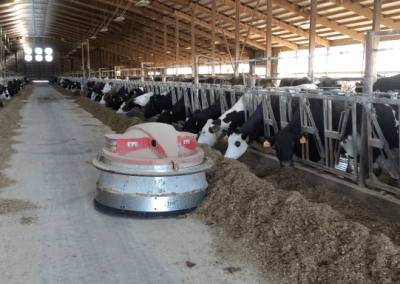Using a Robotic Feed Pusher